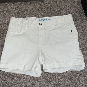 white shorts super stretch